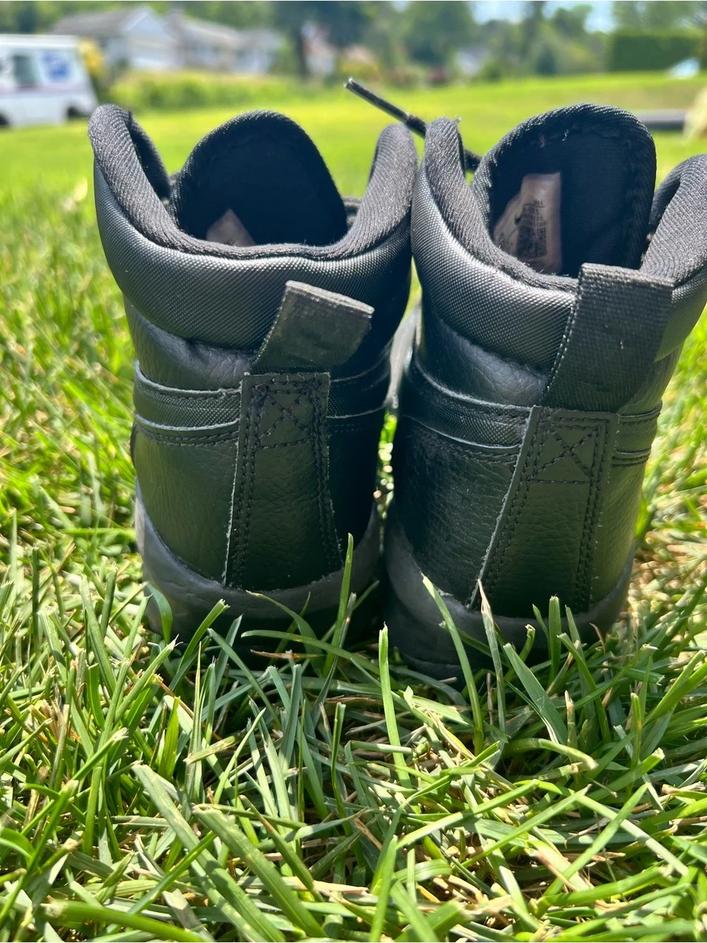 Nike Kids Black High-Top Sneakers